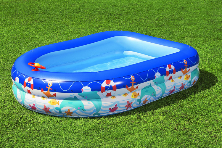 Boat Type Sunshade Pool Children's Paddling Pool Swimming Pool - Image 2