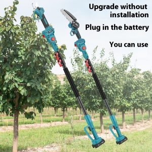 Rechargeable Lithium Battery Electric Chain Saw Garden Outdoor Single Handsaw Rod Suit