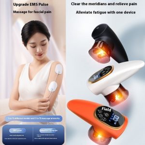 Electric Scraping EMS Micro Current Vacuum Hot Compress Walking Tank Suction Scraping Dredge Negative Pressure Cupping Device