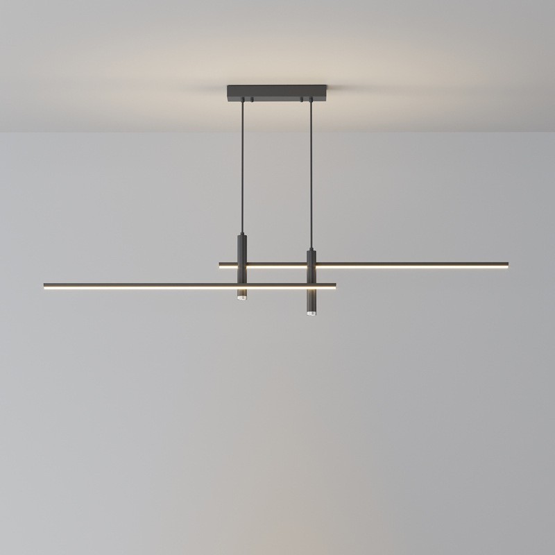 Nordic Restaurant Ceiling Lamp Minimalist Strip Dining-room Lamp - Image 4
