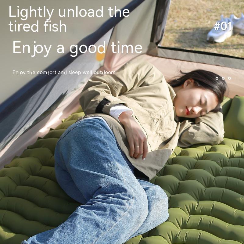 TPU Thickened Double Air Mattress Outdoor Tent Sleeping Mat - Image 7