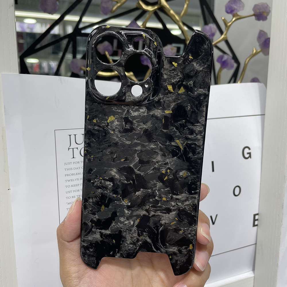 Forged Pattern Carbon Fiber Phone Shell - Image 5