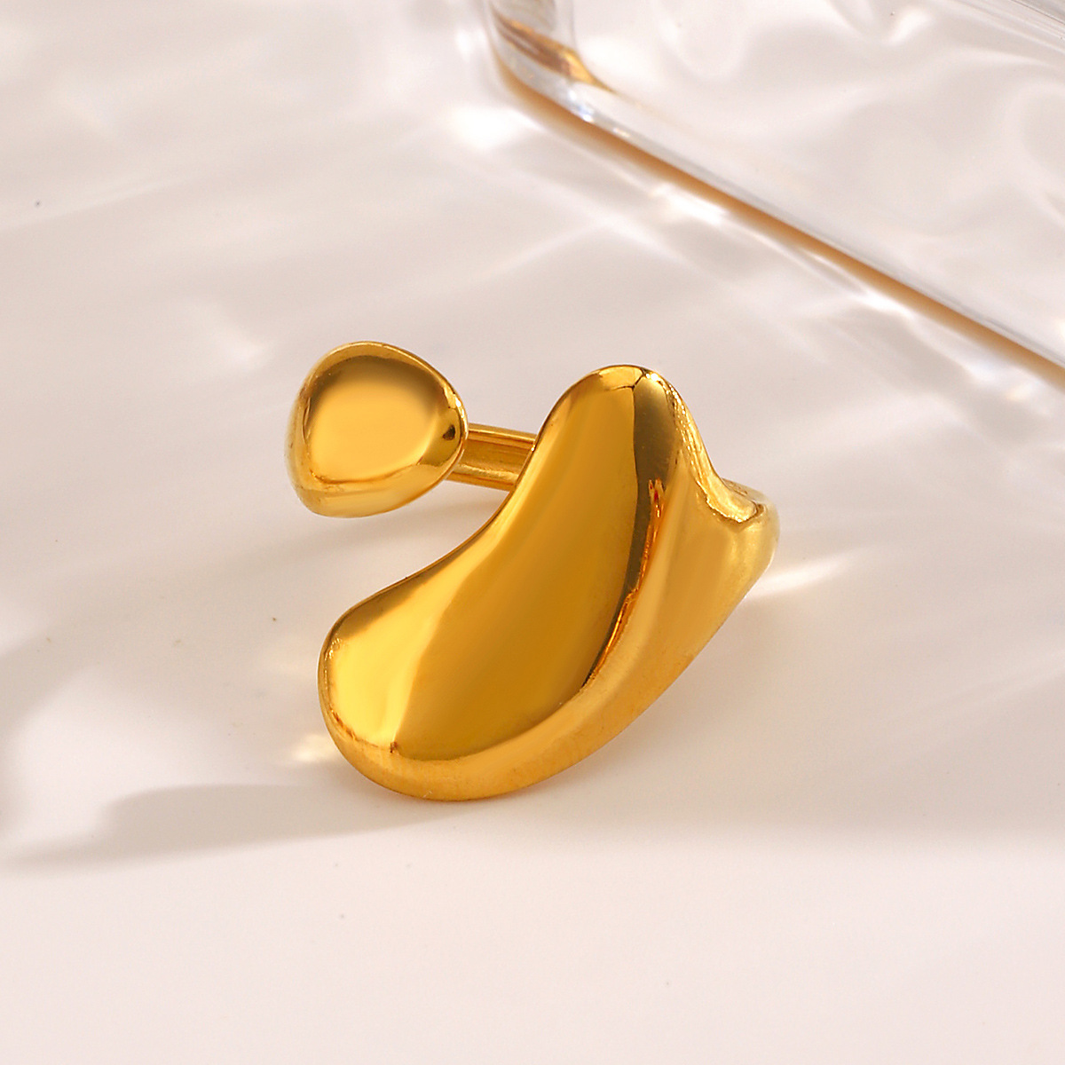 Stainless Steel Shaped Ring Hip Hop - Image 2