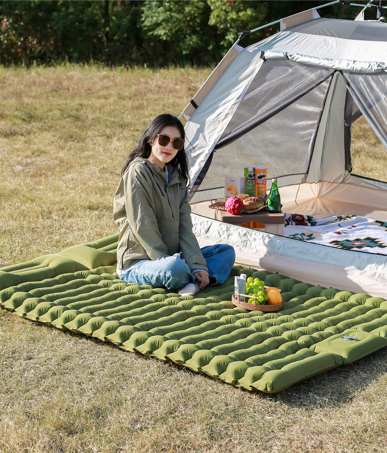 TPU Thickened Double Air Mattress Outdoor Tent Sleeping Mat - Image 4