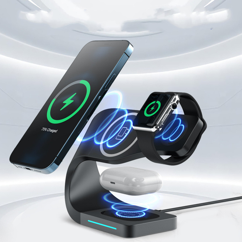 Multi-function Charging Stand Magnetic Wireless Charging 15W Fast Charging - Image 5