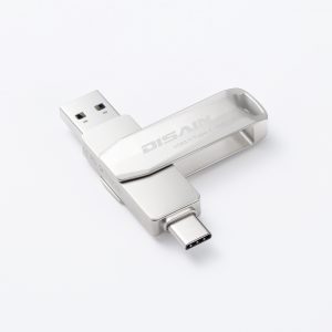 New Typec Metal Rotating USB Drive Mobile