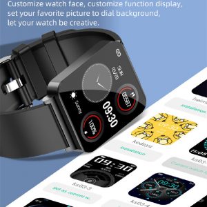 KS03 Smart Watch Heart Rate Blood Glucose Blood Oxygen ECG Monitoring