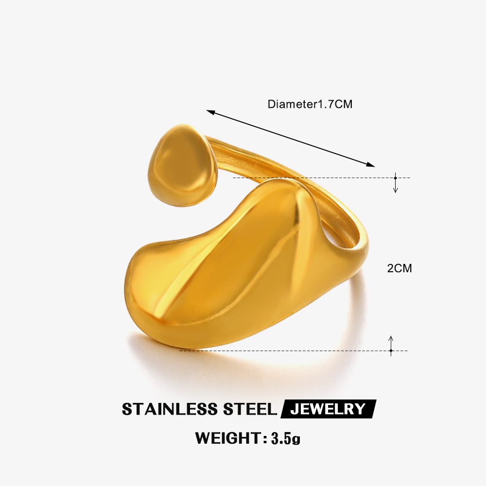 Stainless Steel Shaped Ring Hip Hop - Image 6