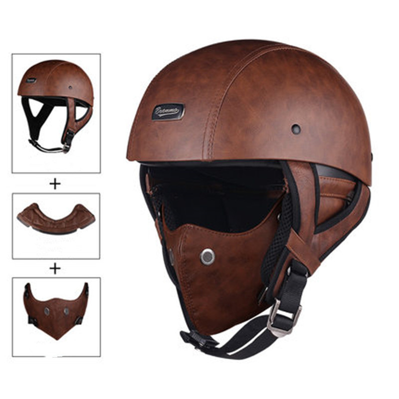 Personalized Retro Pedal Battery Motorcycle Helmet - Image 2