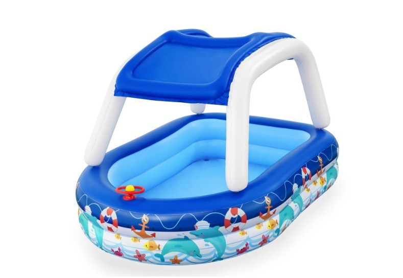 Boat Type Sunshade Pool Children's Paddling Pool Swimming Pool - Image 5