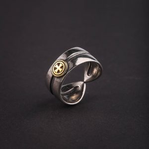 Retro Iris Tectorum Fashion Open-end Personality Ring