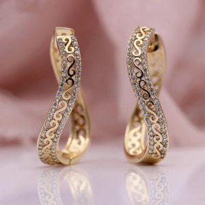 European And American Fashion Minimalist Micro Inlaid Zircon Ear Clip