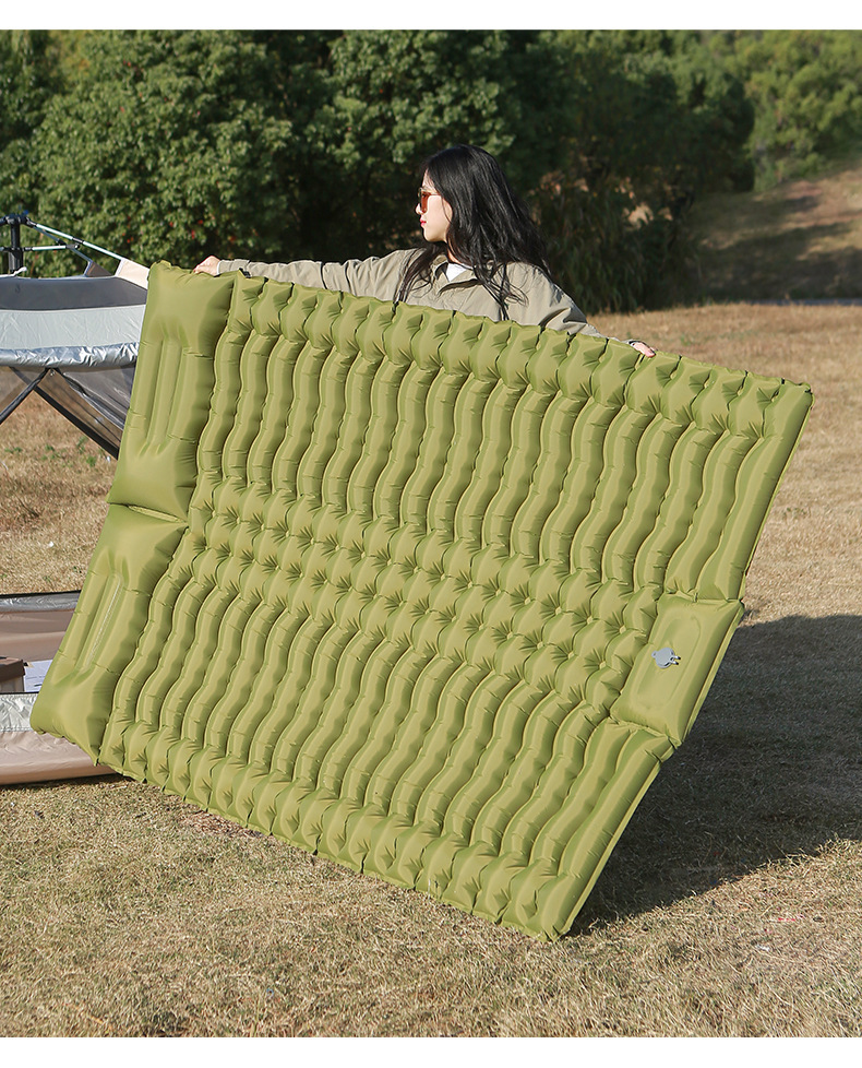 TPU Thickened Double Air Mattress Outdoor Tent Sleeping Mat - Image 3