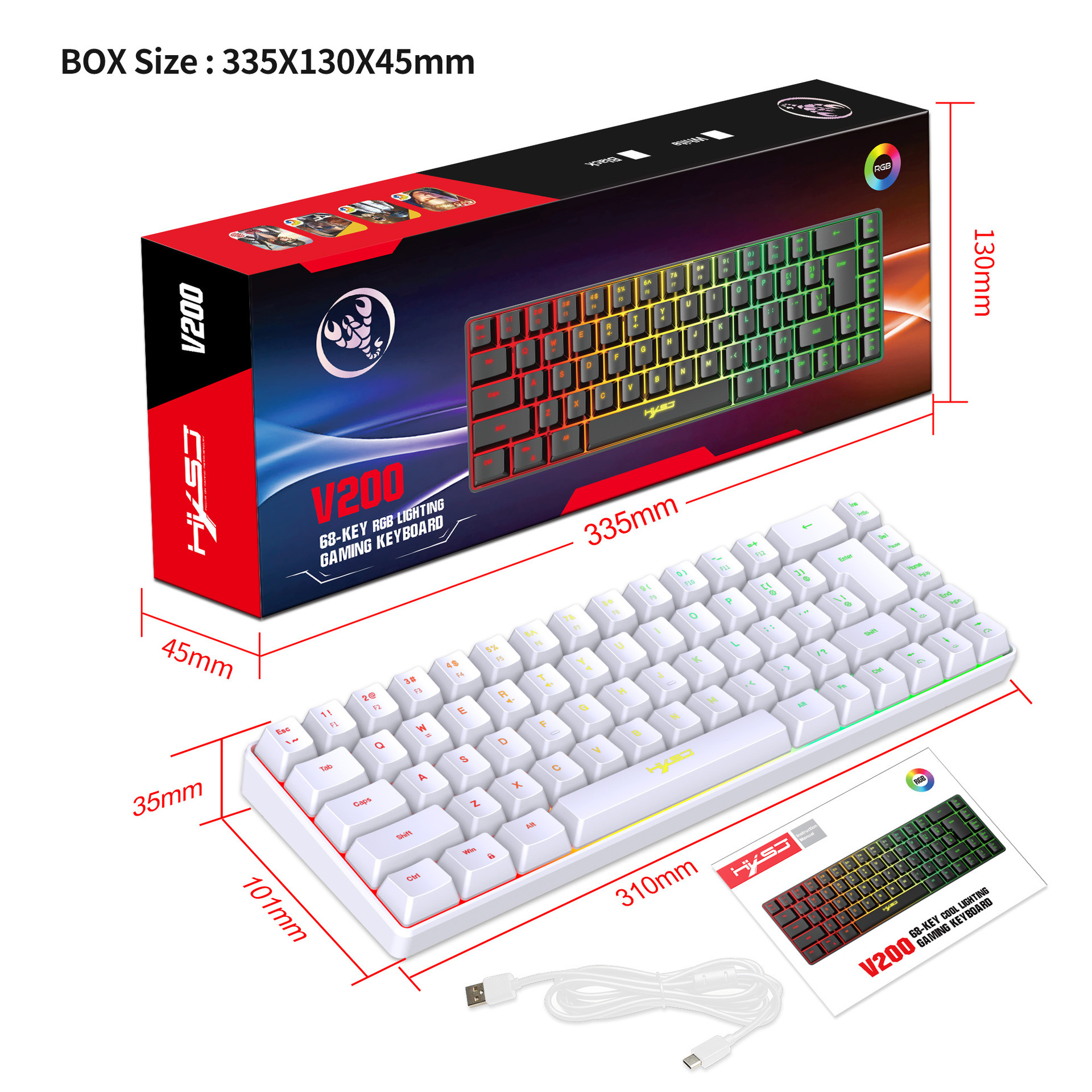 Mechanical Feeling Membrane Gaming Keyboard - Image 7