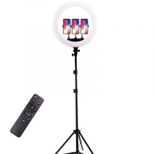 Multi-camera Live Broadcast Ring Light With 16-inch Beautifying Light