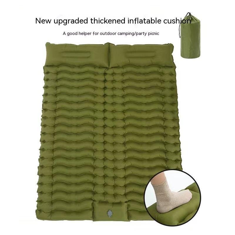 TPU Thickened Double Air Mattress Outdoor Tent Sleeping Mat - Image 2
