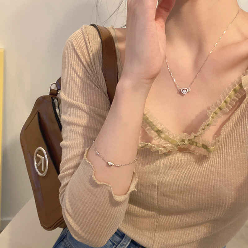 S925 Sterling Silver Angel Heart Necklace For Women - Image 4