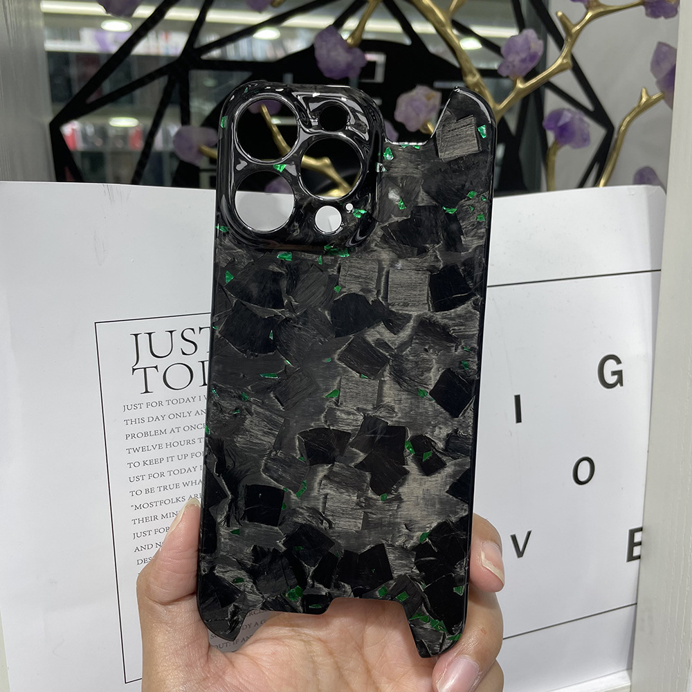 Forged Pattern Carbon Fiber Phone Shell - Image 3