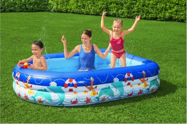 Boat Type Sunshade Pool Children's Paddling Pool Swimming Pool - Image 3